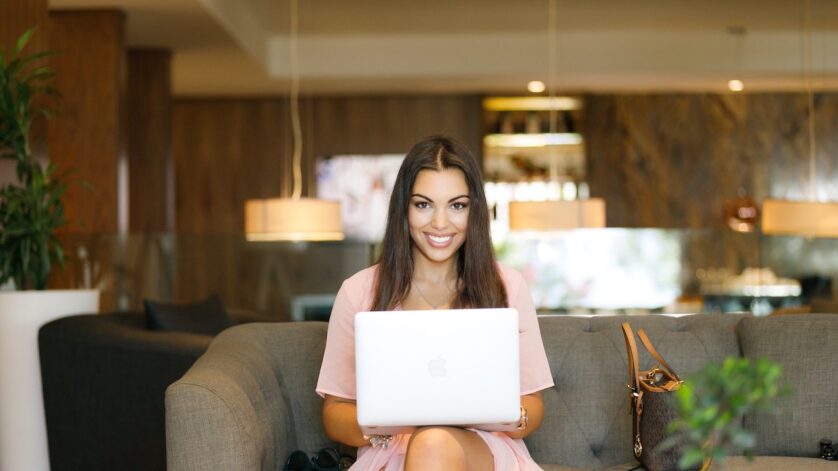 Girl on laptop